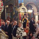 Ο Σεβασμιώτατος Μητροπολίτης μας στον Ι. Ναό Αγ. Κωνσταντίνου και Ελένης Κολωνού