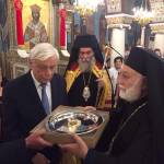 Ο Σεβασμιώτατος Μητροπολίτης μας στον Ι. Ναό Αγ. Κωνσταντίνου και Ελένης Κολωνού