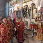 Ο Σεβασμιώτατος Μητροπολίτης μας στον Ι. Ναό Αγ. Κωνσταντίνου και Ελένης Κολωνού