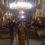 Ο Σεβασμιώτατος Μητροπολίτης μας στον Ι. Ναό Αγ. Κωνσταντίνου και Ελένης Κολωνού