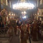 Ο Σεβασμιώτατος Μητροπολίτης μας στον Ι. Ναό Αγ. Κωνσταντίνου και Ελένης Κολωνού