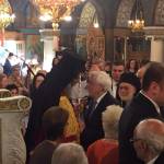 Ο Σεβασμιώτατος Μητροπολίτης μας στον Ι. Ναό Αγ. Κωνσταντίνου και Ελένης Κολωνού