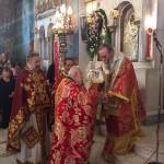 Ο Σεβασμιώτατος Μητροπολίτης μας στον Ι. Ναό Αγ. Κωνσταντίνου και Ελένης Κολωνού