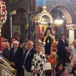 Ο Σεβασμιώτατος Μητροπολίτης μας στον Ι. Ναό Αγ. Κωνσταντίνου και Ελένης Κολωνού