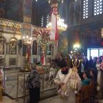 Ο Σεβασμιώτατος Μητροπολίτης μας στον Ι. Ναό Αγ. Κωνσταντίνου και Ελένης Κολωνού