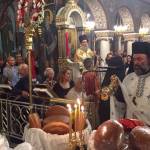 Ο Σεβασμιώτατος Μητροπολίτης μας στον Ι. Ναό Αγ. Κωνσταντίνου και Ελένης Κολωνού