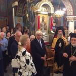 Ο Σεβασμιώτατος Μητροπολίτης μας στον Ι. Ναό Αγ. Κωνσταντίνου και Ελένης Κολωνού