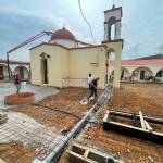 Εξωραΐζονται οι αύλειοι χώροι της Ι. Μονής Παρθενώνος