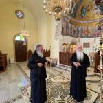 Στην Ι. Μητρόπολη μας ο Σεβ. Μητροπολίτης Μεσογαίας και Λαυρεωτικής κ. Νικόλαος